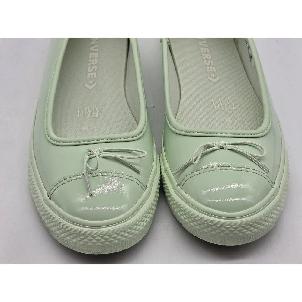 Converse CTAS Dainty Ballerina Shoes Women 8 Mint Patent Leather A14852C